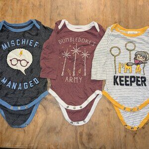 Harry Potter Baby onesie set, 6-9 months